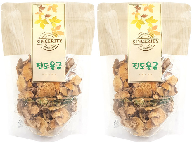 진도장모와 서울큰사위 건조 말린 울금, 100g, 2개
