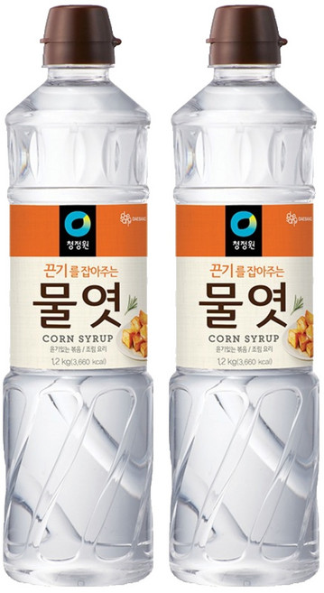 청정원 물엿, 1.2kg, 2개