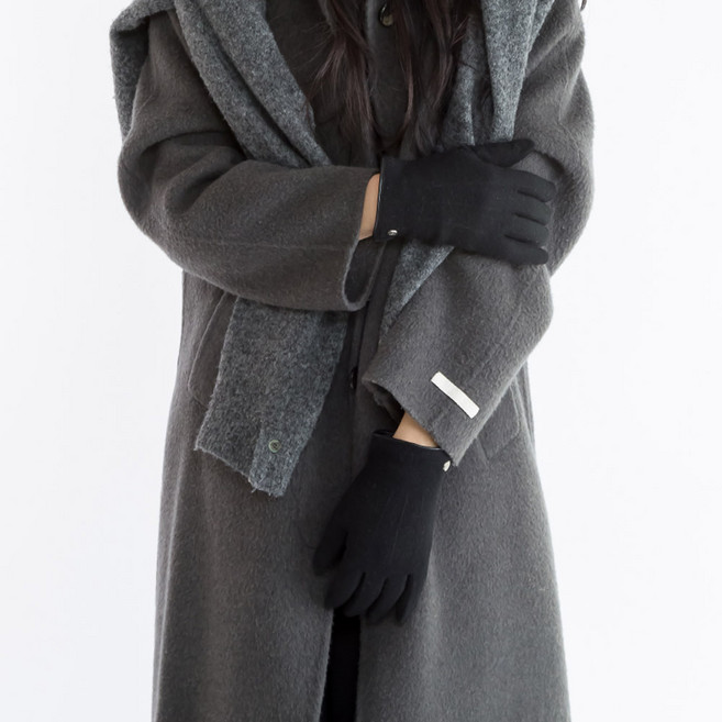 크로커다일 여성용 서클 로고 스마트터치 모장갑