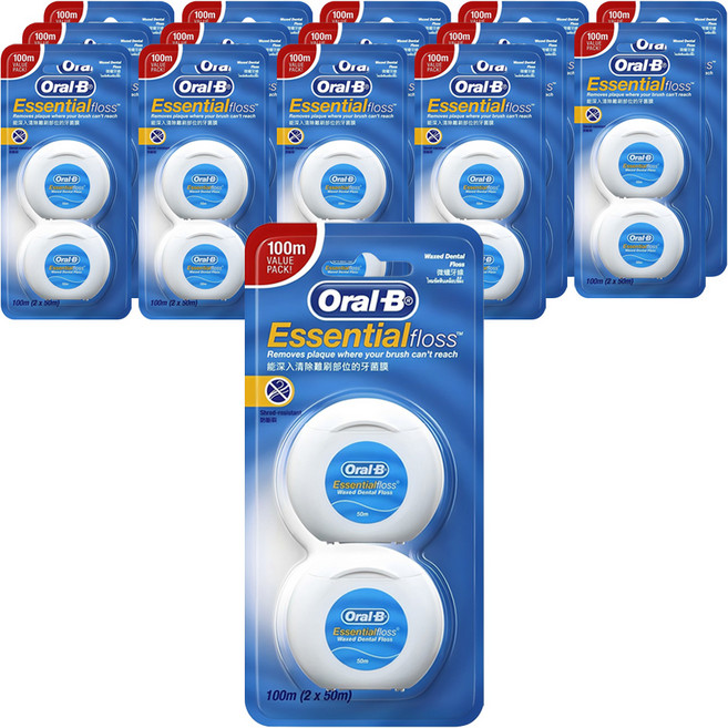Oral-B 歐樂B 含蠟牙線, 2入, 15組