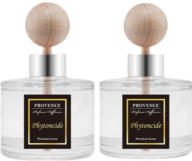 더허브샵 프로방스 퍼퓸 차량용 디퓨저 120ml 본품, 피톤치드, 2개