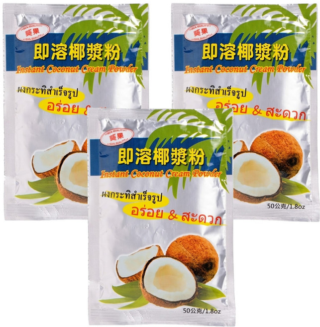 QUA-QUALITY 葵果 即溶椰漿粉, 50g, 3包