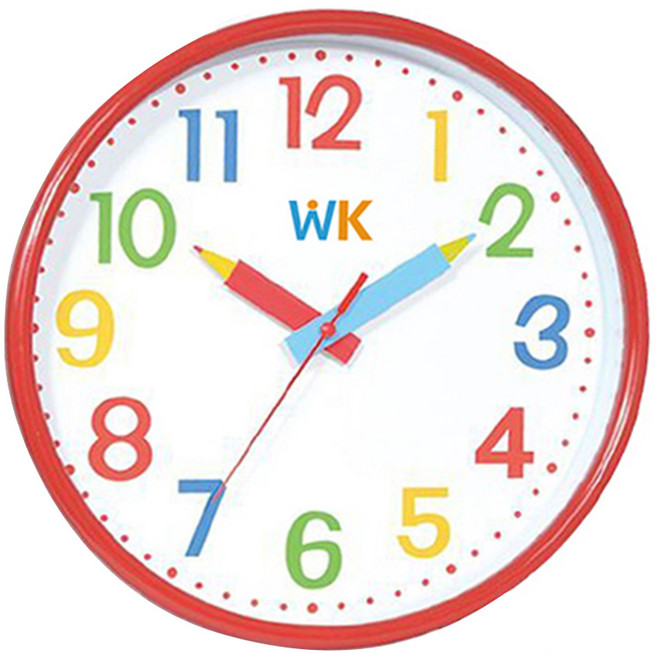 WKING 無敵王 10吋簡約時尚掛鐘 WK-10A03, 顏色隨機