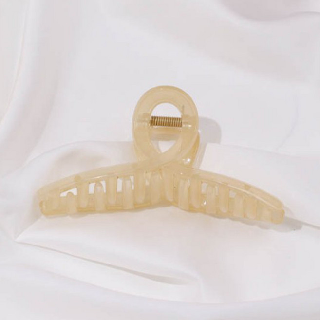 수스다 베이직 스타일 아크릴 꼬임 집게핀 176 11cm