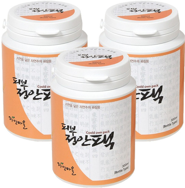 Jayeonmaeul 피부 정안팩, 1개입, 3개