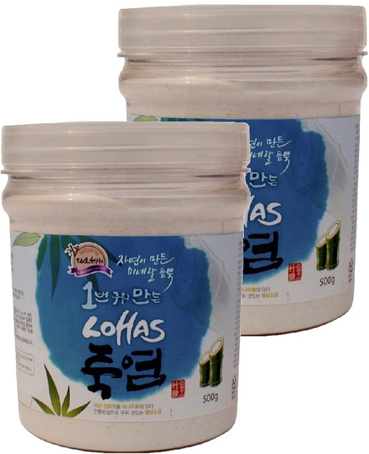 烤竹鹽, 500g, 2個