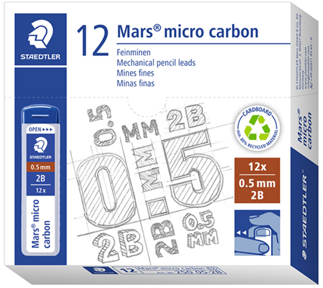 스테들러 마스 샤프심, 2B, 1개
