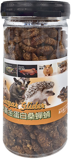 Pet Village 魔法村 營養高鈣黃金蛋白桑蟬蛹, 100g, 1罐