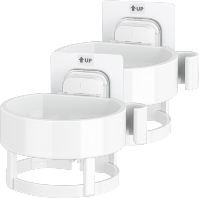 디허브 밀착패드 드라이기걸이 R, 혼합색상, 2개