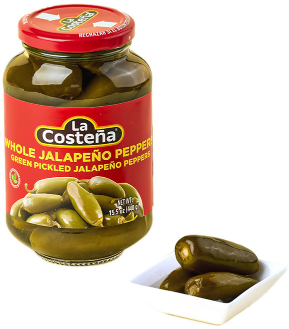 라코스테냐 홀 할라페뇨 페퍼, 440g, 1개