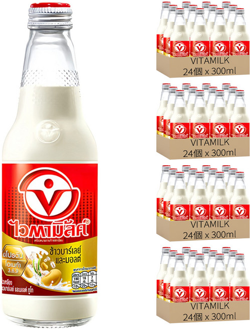 VITAMILK 豆奶 麥芽口味, 96個, 300ml