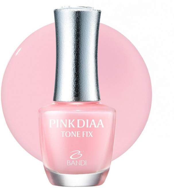 반디BANDI 네일큐어 핑크다이아 톤픽스 손톱영양제 핑크빛톤업, 7ml, 1개