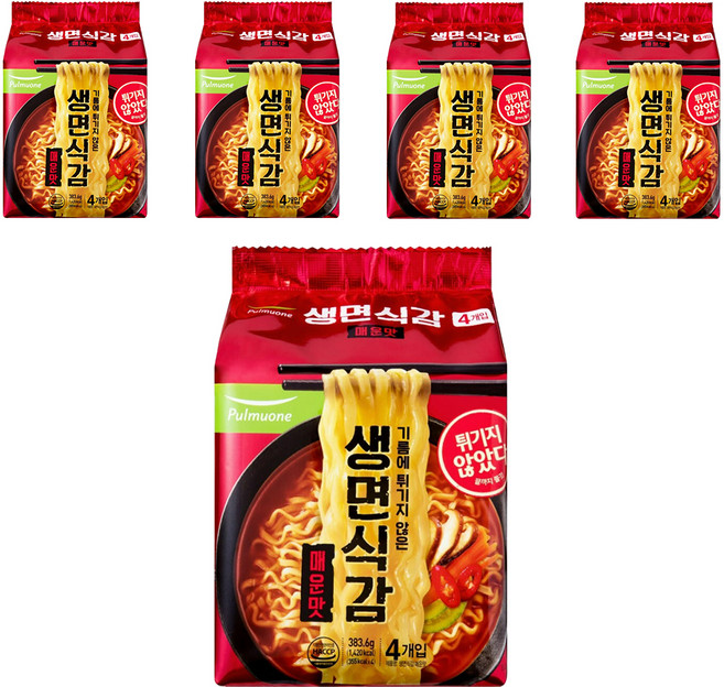 생면식감 매운맛 95.9g, 20개