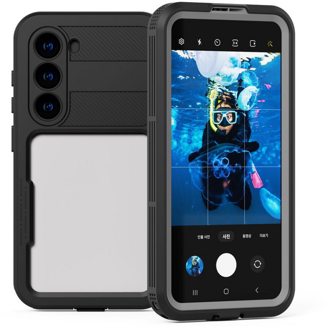 아이엠듀 방수 휴대폰 케이스, 갤럭시 S23 Plus, 1개