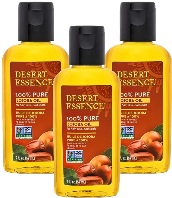 데저트에센스 100% 퓨어 호호바오일, 59ml, 3개 - 쿠팡