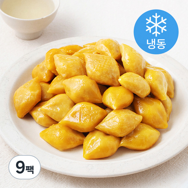 창억떡 쫄깃하고 달콤한 호박찐송편 (냉동), 250g, 1개입, 9개