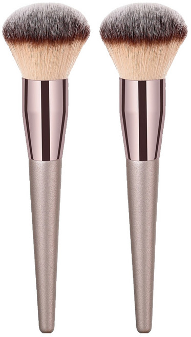 블링앤수 메이크업 파우더 브러쉬 BRISH09510, 골드, 2개