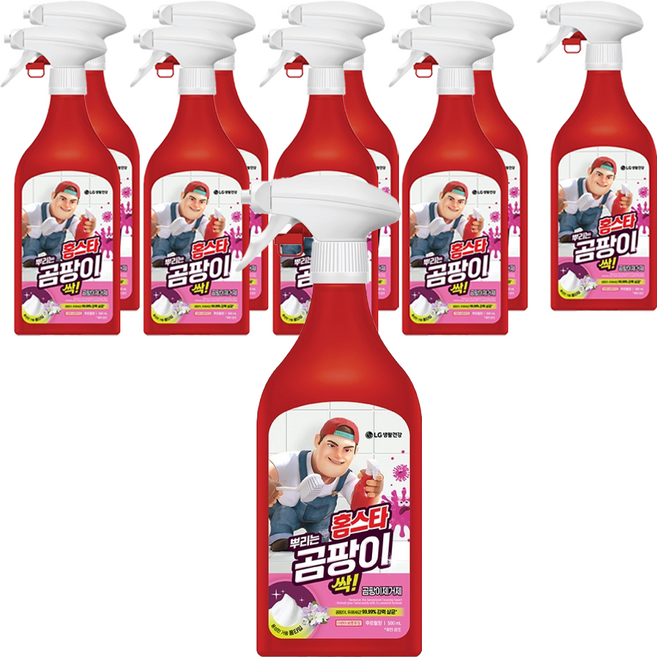 홈스타 맥스프레쉬 뿌리는 곰팡이 싹 세정제, 500ml, 10개