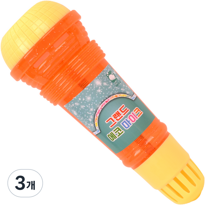 OZ TOY Grand Echo 麥克風, 黃色, 3個
