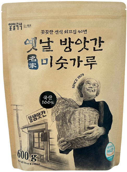태광선식 옛날 방앗간 미숫가루, 1개, 600g