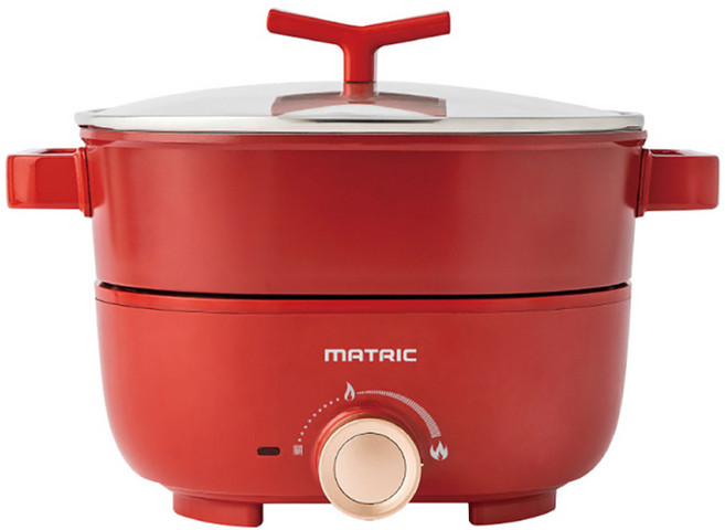 MATRIC 松木家電 蒸鮮煎煮三用料理鍋, MG-EH3009S