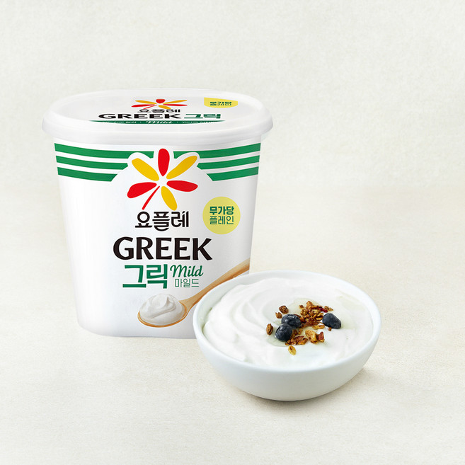 요플레 그릭 마일드 요거트, 900g, 1개