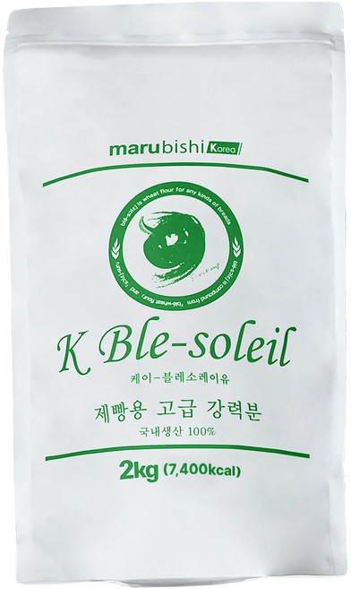 마루비시 케이 블레소레이유 제빵용 고급 강력분, 2kg, 1개