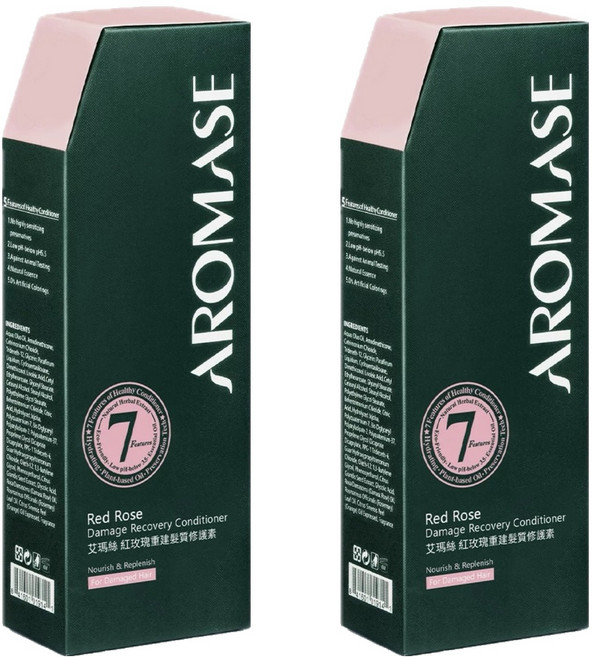 AROMASE 艾瑪絲 紅玫瑰重建髮質修護素, 400ml, 2件