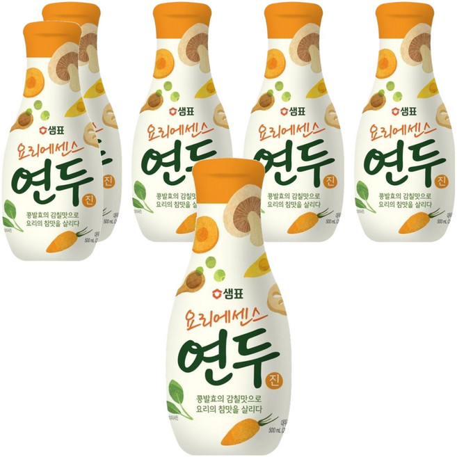 샘표 요리에센스 연두 진, 500ml, 6개