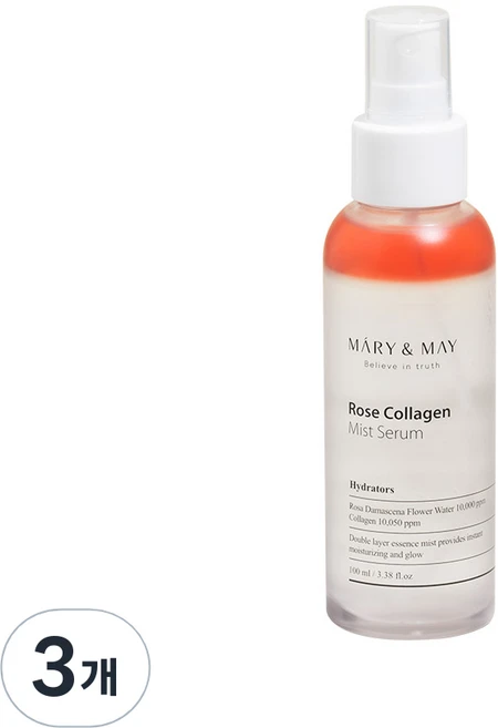 마리엔메이 로즈 콜라겐 미스트 세럼, 3개, 100ml - 쿠팡