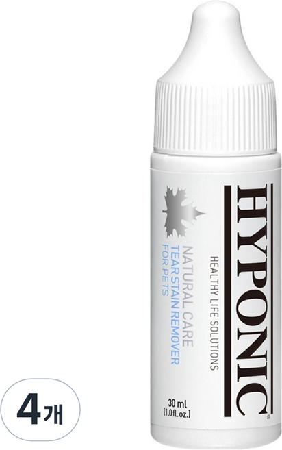 하이포닉 강아지 티어스테인 눈물세정제, 4개, 30ml