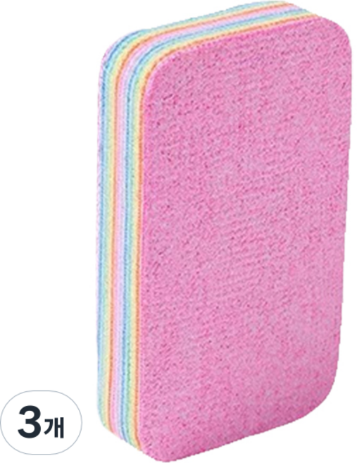 켈본 물기제거 흡수 스펀지 12겹, 3개