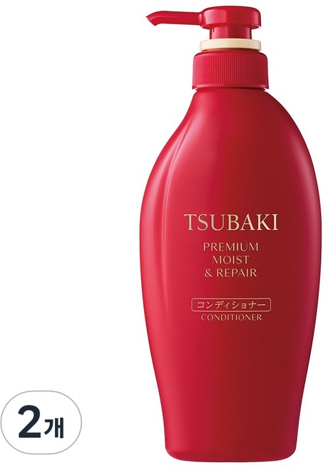츠바키 프리미엄 모이스트 & 리페어 컨디셔너, 2개, 450ml