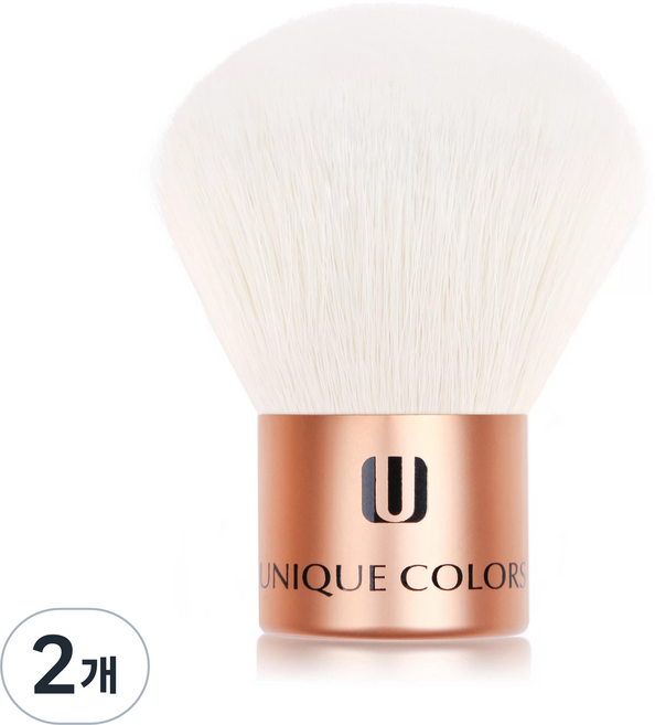 유니크칼라 쉐어 더 베스트 가부키 브러쉬, 혼합 색상, 2개