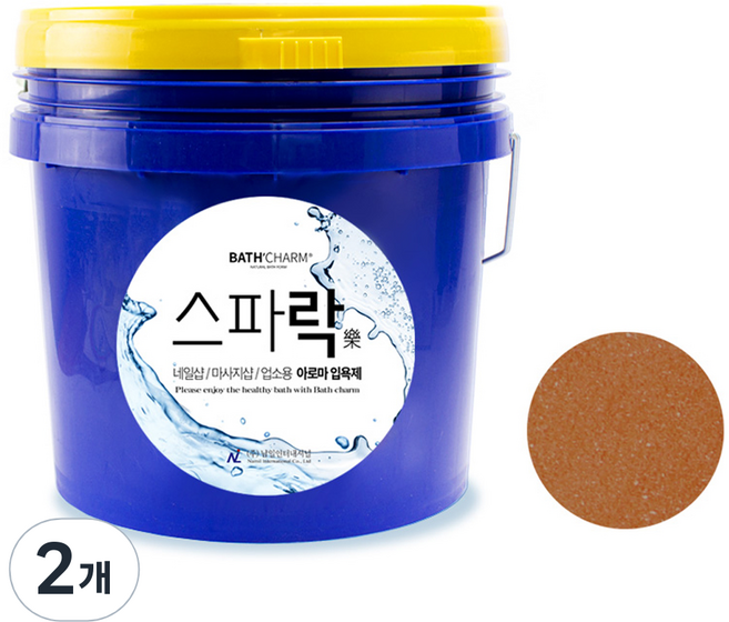 바스참 스파락 입욕제 허브, 10kg, 2개