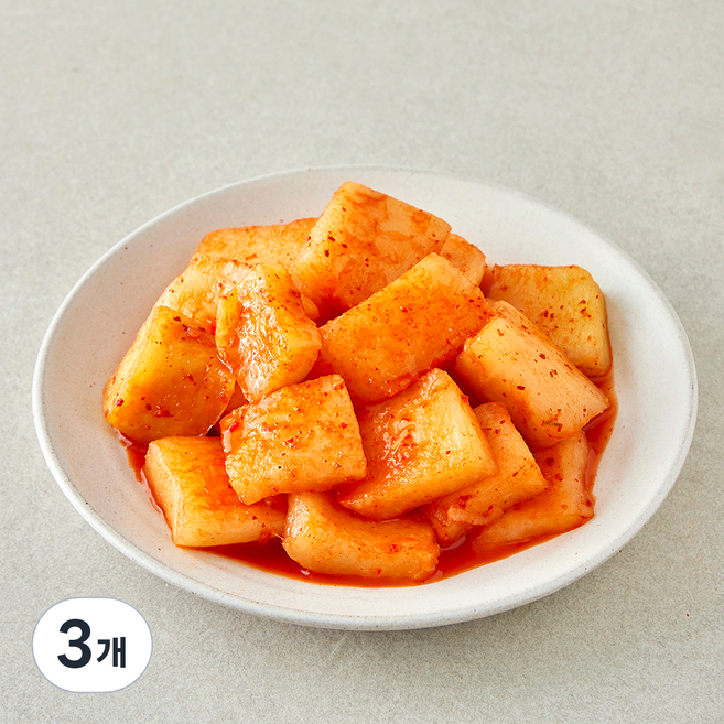 선도농협선장김치 아산 맑은 석박지, 1kg, 3개