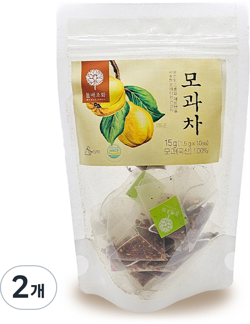 몸애조화 모과차 티백, 1.5g, 10개입, 2개