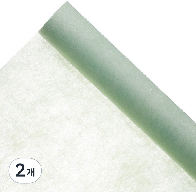 GILGRI 花束不織布捲筒包裝紙 9m, 2個, 04 綠色