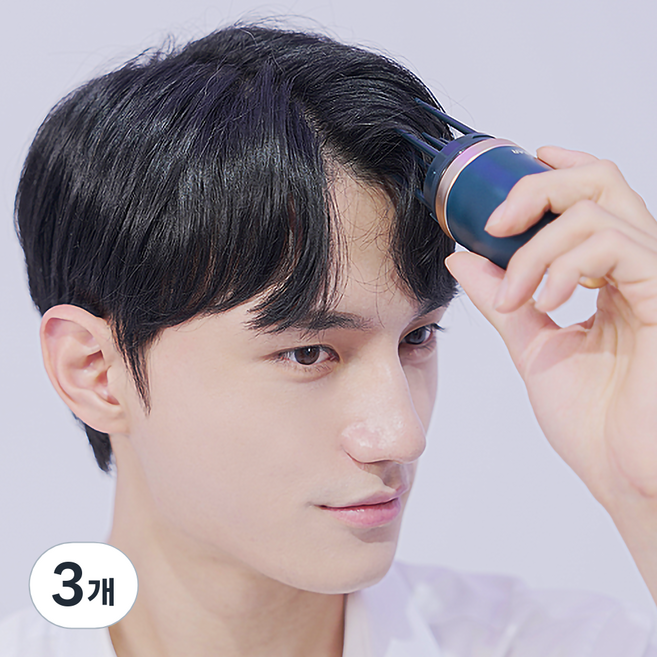 포뷰트 남성용 스피어 포마드 헤어브러쉬, 3개, 딥 그린