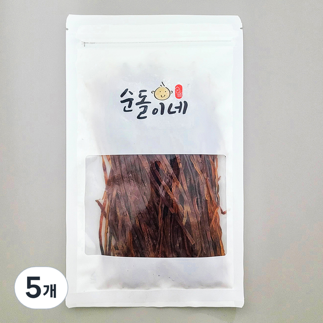 순돌이네 오징어소면 이카소멘, 5개, 100g