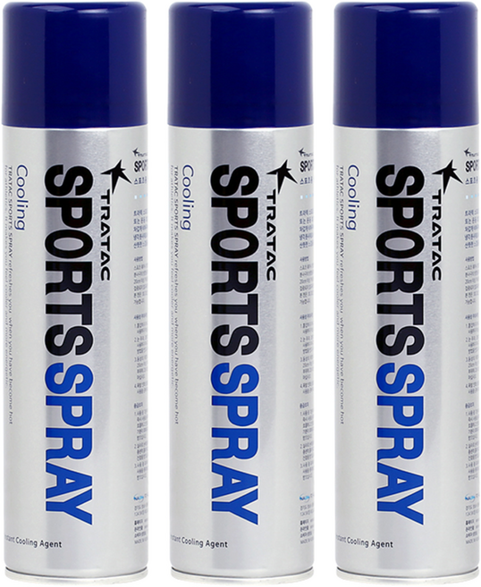 트라택 냉각 스포츠 스프레이 420ml, 1개입, 3개
