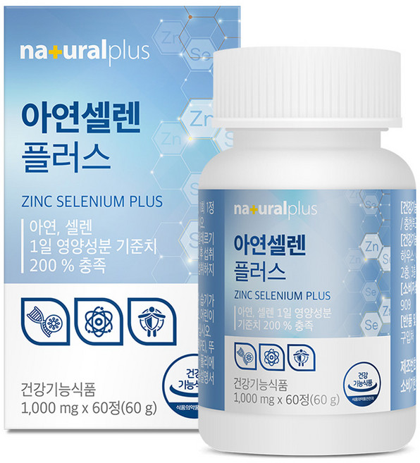 naturalplus 鋅硒Plus 60g, 60錠, 1個