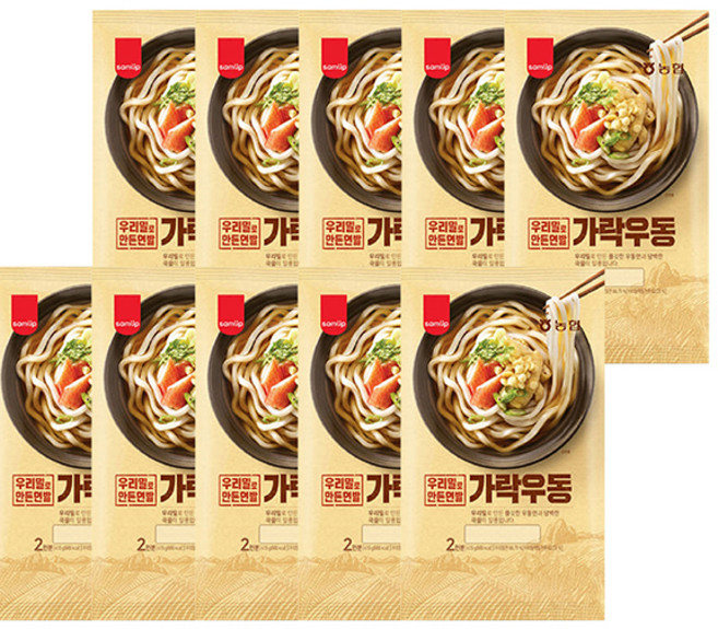 농협 가락우동, 10개, 415g