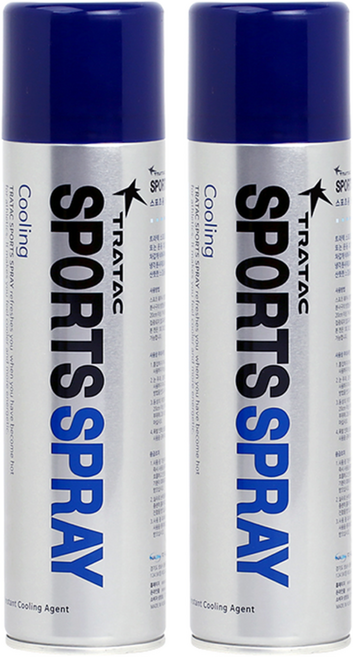 트라택 냉각 스포츠 스프레이 420ml, 1개입, 2개