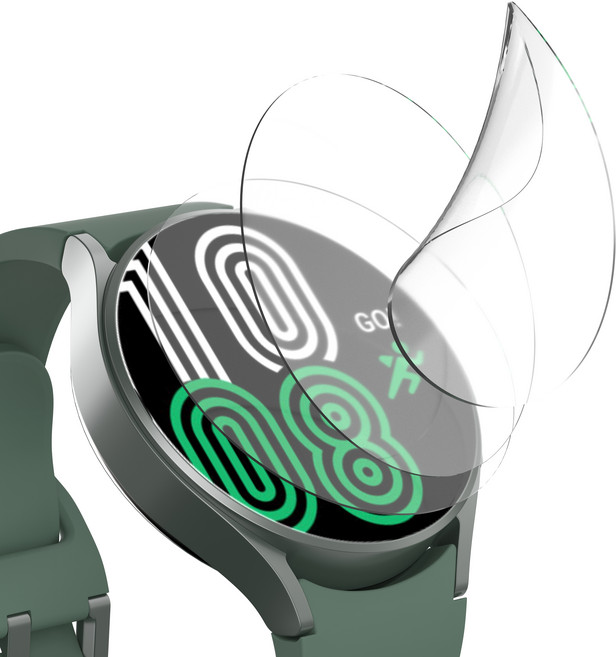 누아트 갤럭시워치 호환 지문방지 액정보호필름 3개입, 투명, 3개