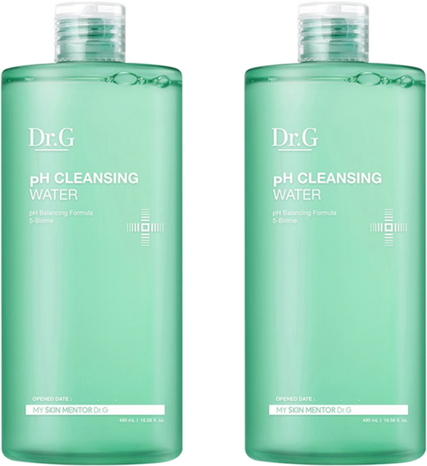 닥터지 약산성 클렌징 워터, 490ml, 2개