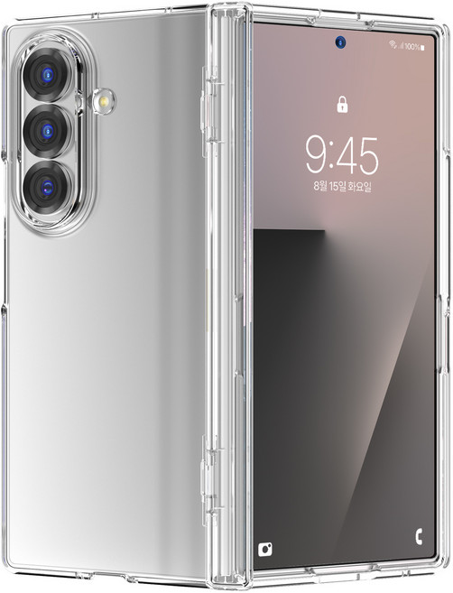 케이엠디자인 자동 힌지보호 슬림 하드 휴대폰 케이스