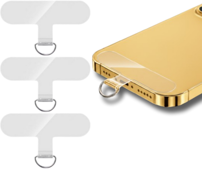 아이작큐브 스마트폰 스트랩 연결고리 태그홀더 금속D버클, 02 라운드, 3개