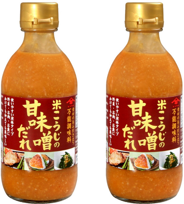 山崎釀造 米麴沾醬 甜味噌風味, 300ml, 2瓶