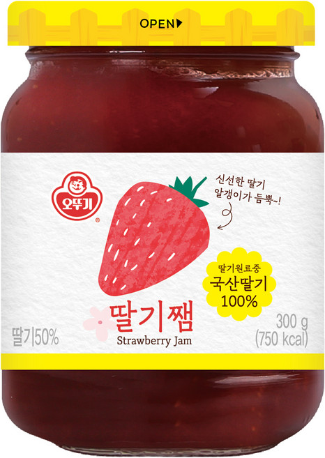 오뚜기 딸기쨈, 300g, 1개